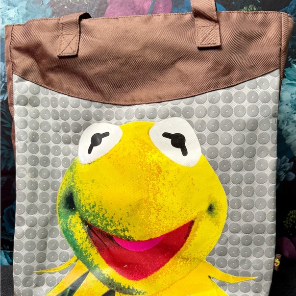 Disney Brown and Yellow Kermit Tote Bag - Picture 3 of 5